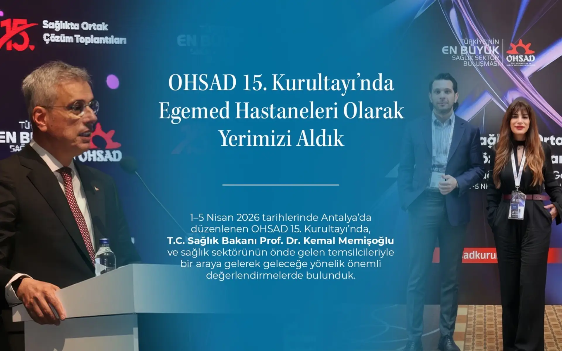 Egemed, Ohsad 15. Kurultayı’nda..